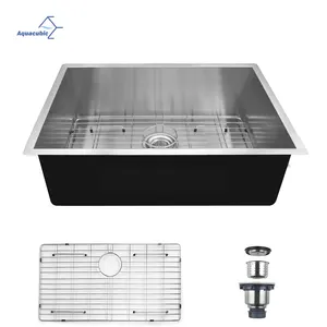 Best Selling 28 Inch Kitchen Sink Manufacturer 304 Stainless Steel Handmade Kitchen Sink