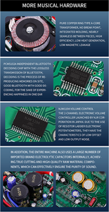 Bộ khuếch đại âm thanh Hifi brzhifi Bộ khuếch đại âm thanh kỹ thuật số độ nét cao BT 5.3 SUPAMP-3886 volce cổ điển - Product Image 6