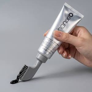 Crème colorante <span class=keywords><strong>pour</strong></span> cheveux JiaYing Magic, permanente, sans ammoniaque, qualité supérieure, 5 minutes, avec peigne intégré, couleur noire naturelle, couvrant les cheveux gris - Product Image 3