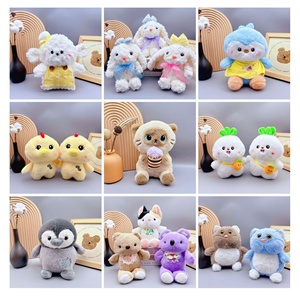 Vente en gros fabricant : Jouets en peluche 8 pouces (25 cm), poupées, animaux en peluche pour machine à griffes, cadeaux de commerce extérieur, rembourrage en coton PP et maille - Product Image 2