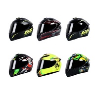 Casque de moto de course professionnelle, visage complet, pour adultes, vtt