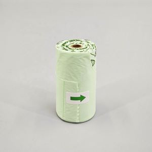 Sacs à déjections canines biodégradables en amidon de maïs écologiques, 100 % compostables, avec poignées, pour usage extérieur - Product Image 4