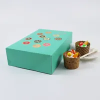 Cajas de Donuts Coloridas para Fiestas Infantiles con Donuts Mochi y Galletas