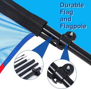 Set di Bandiere a Goccia Personalizzate con Asta, <span class=keywords><strong>Base</strong></span> in PVC e <span class=keywords><strong>Base</strong></span> a Croce per Uso Esterno - Product Image 4