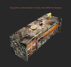 Tabourets de bar modulaires de luxe écologiques pour îlot de cuisine, mobilier de bar, comptoir <span class=keywords><strong>central</strong></span>, bar de cuisine occidentale - Product Image 6