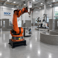Robot de Impresión 3D de Hormigón de 6 Ejes para Paredes Curvas, Estructuras de Forma Libre y Construcción de Edificios Inteligentes