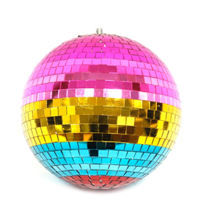 ลูกบอลแก้วเลเซอร์สีเงิน30ซม. แขวนวัสดุตกแต่งบ้านลูกบอลคริสต์มาสดิสโก้ใส - Product Image 2