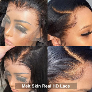 Perruques de Cheveux Humains Bruts Indiens Droites Sans Colle 360, Invisible, Prédécoupée, HD Lace Front, Sangles Cachées, 40-50 Pouces, avec Dentelle Transparente - Product Image 5