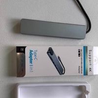 Base de Conexión USB-C 8 en 1 BAJEAL con Aleación de Aluminio, Ethernet 4K 30Hz, USB 3.0, Carga PD, Garantía de 12 Meses para MacBook - En Stock