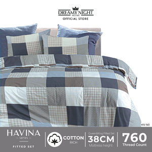 Havina loạt trang bị bedsheet Vua Kích thước cao cấp mềm vải bộ đồ giường cho thanh lịch và thoải mái ngủ - Product Image 3