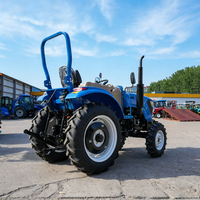 Tracteur agricole 4x4 bleu de 45 ch
