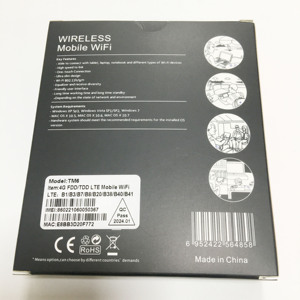 T-elek Pocket Hotspot 4G LTE a través de SIM <span class=keywords><strong>WiFi</strong></span> 150 Mbps Tarjeta SIM Micro Slot Router móvil - Product Image 6