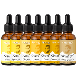 Kit de aceite de barba orgánico personalizado para hombres Suero para el cuidado de la piel natural con etiqueta privada Aceite para el crecimiento del cabello Esencial para el crecimiento de la barba - Product Image 2