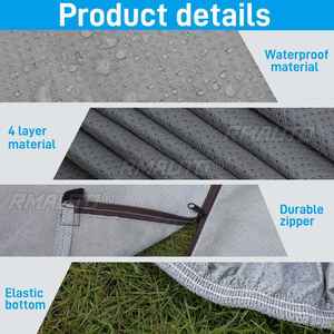 Kit de Cubierta para Caravana/RV de 16 a 30 pies, Toldo para Camper con Cubierta para Neumáticos y Gato de Remolque, Resistente a Rayos UV, Impermeable, Nieve, Hielo y Heladas - Product Image 4