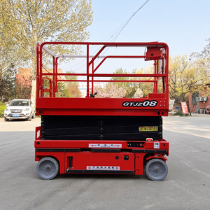 Plataforma Elevadora de Tijera Eléctrica China GTJZ1614 de 14m con Mesa para Trabajo Aéreo - Product Image 4