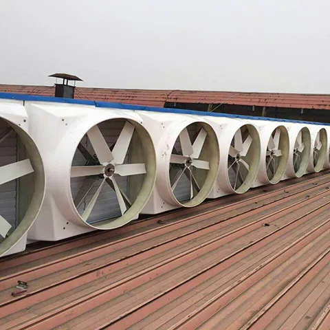 Ventilateur d'extraction en FRP, système de ventilation pour ferme de volaille, ventilateur industriel pour betagistes