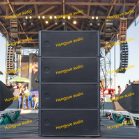 Sistem Audio Profesional Linear Array Kabinet Speaker Pasif Ganda 10 Inci untuk Pertunjukan Luar Ruangan