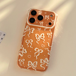 Coque souple transparente en forme de cœur perlé, compatible avec iPhone 17 Pro Max, avec découpe précise, protection intégrale anti-chute - Product Image 2