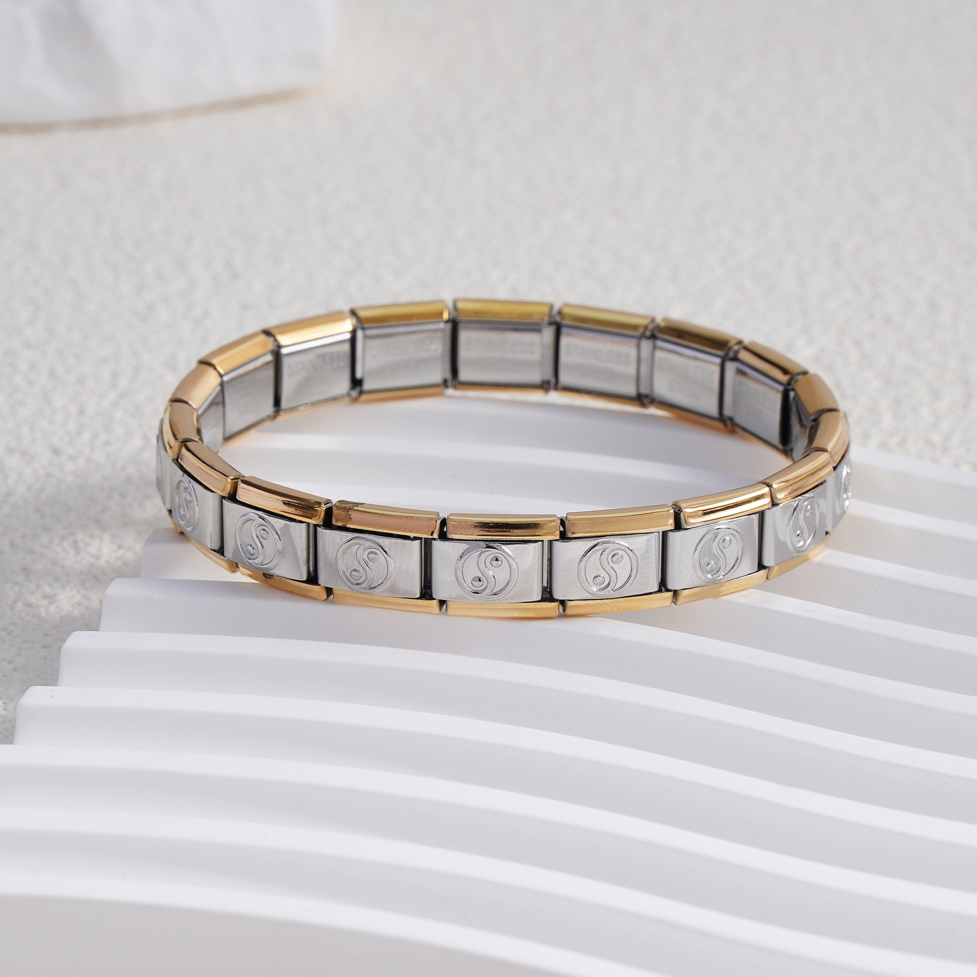 Tai Chi watch strap (gold edge) BD-93