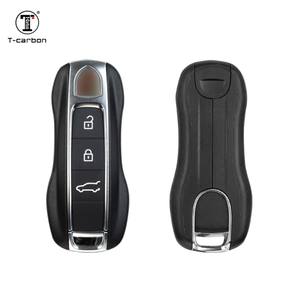 Funda de Fibra Forjada para Llave Inteligente de Auto Porsche Panamera Cayenne <span class=keywords><strong>Macan</strong></span> T-carbon, Cubierta de Llave de Auto, Accesorios Interiores, Cubiertas de Llaves - Product Image 5