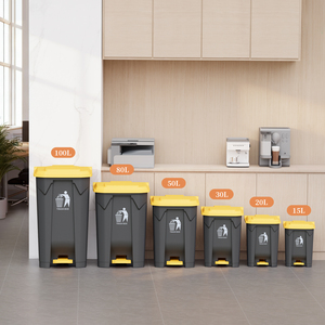 <span class=keywords><strong>Contenedor</strong></span> de <span class=keywords><strong>Basura</strong></span> de Plástico Móvil para Jardín y Hogar Moderno, Personalizable, de <span class=keywords><strong>100</strong></span> <span class=keywords><strong>Litros</strong></span>, para Reciclaje - Product Image 3