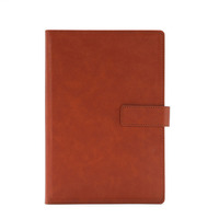 Livre personnalisé de papeterie en cuir brillant fil de mousse de PU cahier de papier recyclé à couverture rigide réutilisable