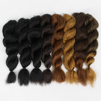 Vente en Gros Extensions de Cheveux au Crochet Kinky Raides 26 Pouces Effet Cheveux Humains Afro pour le Crochet