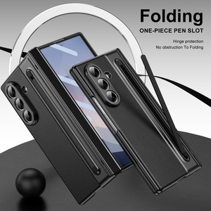 Vente en gros de coques de téléphone pliables de nouvelle conception, très vendues, pour <span class=keywords><strong>Samsung</strong></span> Galaxy Z <span class=keywords><strong>Fold</strong></span> <span class=keywords><strong>3</strong></span> 4 5 6 7 avec protection d'écran - Product Image 2