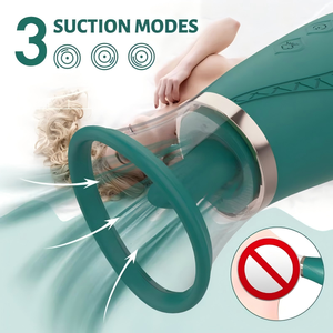 Nouveau Vibrateur Clitoridien Rotatif à Succion, 3 Modes de Succion, 9 Modes de Léchage, et Stimulation des Tétons - Product Image 3