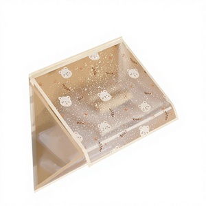 ถุงเก็บของในห้องน้ำแบบใสกันน้ำ ไม่ต้องใช้สิทธิบัตร ผลิตที่เมืองอี้หวู่ รูปทรงสี่เหลี่ยมผืนผ้า แบบแขวนติดผนัง ป้องกันฝุ่นละออง - Product Image 1