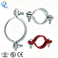 Collier de serrage en acier au carbone certifié UTT60 UL FM CE pour la suspension des conduites froides et chaudes sans isolation