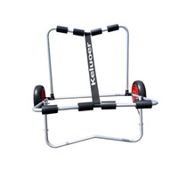 Remorque de Kayak pliable élargie bateau gonflable charrette à bras hors-bord plage chariot en alliage d'aluminium garantie 1 an