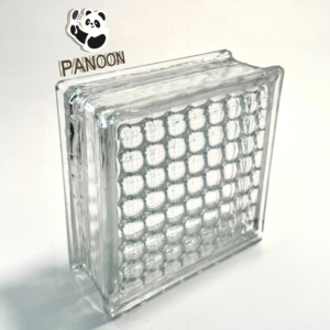 Wholesale Ultra White Square Hollow Clear Glass <b>Brick</b> Decoration Wall Partition Industrial Staircase 5cm Thickness Supermarkets - Product Image 3