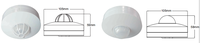Vente flash - Interrupteur de lumière à capteur de mouvement PIR à montage au plafond PDLUX PD-PIR102-Z, détecteur de mouvement PIR et capteur de position