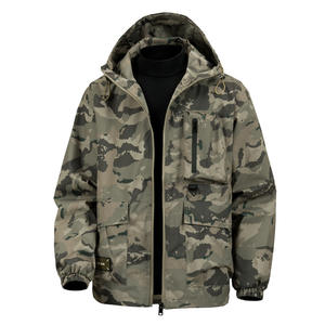 Chaqueta Blusón de Camuflaje Vintage para Hombre, Nueva Temporada de Invierno, 100% Poliéster, Moderna, Elegante, Versátil, Lista para Actividades al Aire Libre, Informal - Product Image 1
