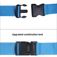 Sangle de bagage en nylon en gros, conception de logo personnalisée, styles variés, clip en plastique de 50 mm, crochet, sacs en PP, valises, accessoires de valise