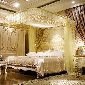 Yetişkin katlanmış cibinlik avrupa mor teleskopik slayt kılavuz rayı büyük sineklikler - Product Image 4