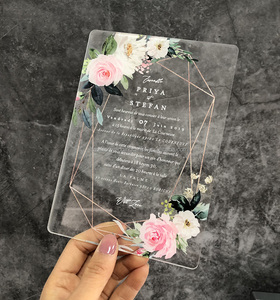 Invitaciones Acrílicas Transparentes de Primera Calidad, Venta al Por Mayor - Product Image 2