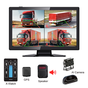 Cámara de Visión Lateral <span class=keywords><strong>VIRACLE</strong></span> VM-001B de 4 Canales con IA, 1080P, Pantalla Dividida, GPS, Visión Nocturna, Impermeable, Seguimiento Automático de Personas - Product Image 3