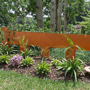 Factory Premium Fencing Corten Steel Garden Ribete Galvanizado Steel Garden Eding Modern para Villas Yards Lawn Landscape Borders - Product Image 2