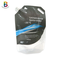 Impression personnalisée Doypack 3L pochette à bec verseur emballage de liquide de lave-glace sac de liquide de lave-glace antigel