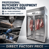 Armoire de maturation de viande professionnelle, réfrigérateur suspendu pour viande, chambre froide en acier inoxydable pour usine de transformation de la viande