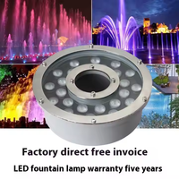 Lumière de piscine de jardin de villa extérieure, éclairage paysager basse tension, diode lumineuse sous-marine, lumière de fontaine LED RGB