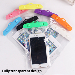 Universal Clear PVC Phone <strong>Bag</strong> <strong>Waterproof</strong> Touch Screen Swimming Hot Spring Transparent Mobile Phone <strong>Waterproof</strong> <strong>Bag</strong> for <strong>iPhone</strong> - Product Image 2
