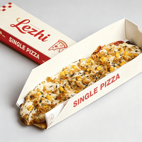 Boîtes jetables pour tranches de pizza, emballages alimentaires en gros, boîtes à emporter en papier pour pizza, boîtes d'emballage en papier pour pâtisseries et crêpes