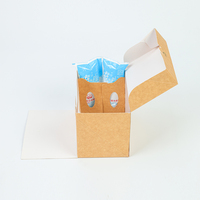 Emballage de dessert pour fête, boîte à gâteau en papier kraft recyclable personnalisée pour gâteau, biscuit, bonbon et pâtisserie