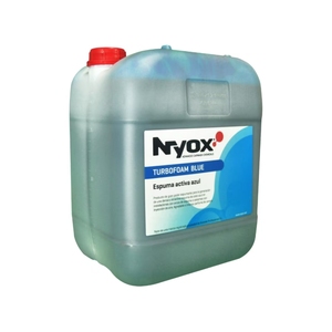 Nyox turbofoam màu xanh dày đặc và hấp dẫn bọt màu xanh trong cài đặt với vòm bọt hoặc hệ thống phun không khí. Nước hoa anh đào. - Product Image 1