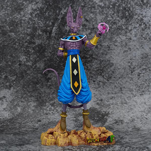 Statue de divinité surnaturelle d'anime de qualité supérieure en gros, figurine de personnage de chat violet de 30 cm de haut avec sculpture détaillée - Product Image 3