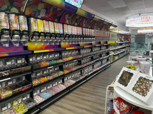 Siêu thị Pick và mix số lượng lớn kẹo thực phẩm gia vị Gondola Kệ <span class=keywords><strong>Rack</strong></span> hiển thị với Scoop bin - Product Image 3