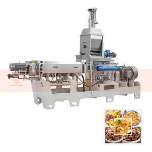 500kg/h Breakfast Cereal Corn Flakes Production Line Cereal Oatmeal Machinery And Equipment